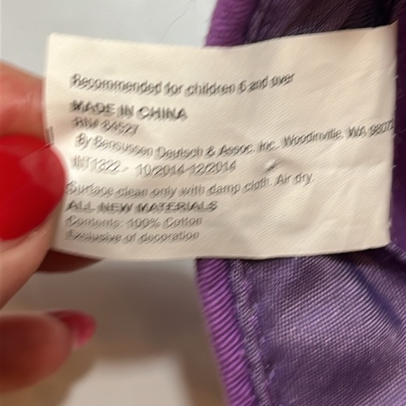 GIRL SCOUTS cap I LOVE Cookies PURPLE HAT adjustable I ❤️ Samoas canvas fits 8+ - Picture 8 of 10